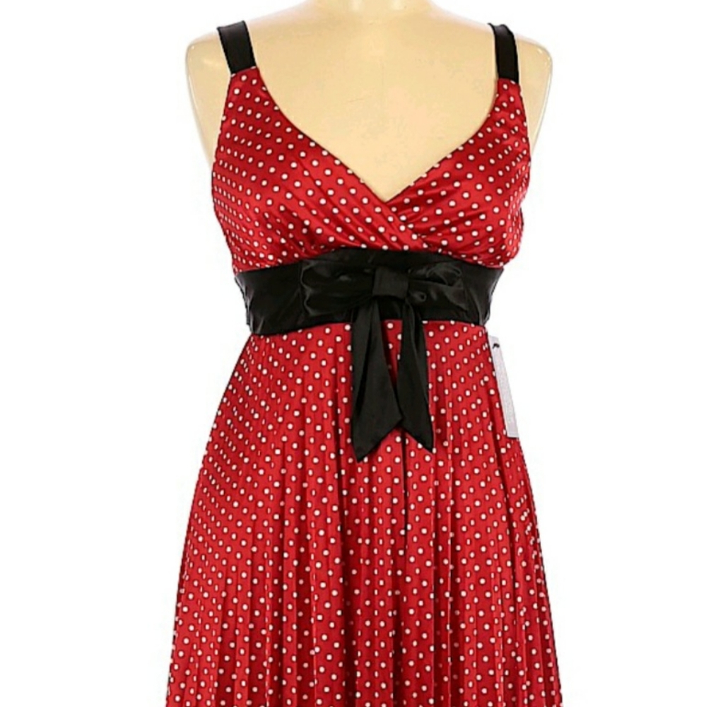 NWT. Ruby Rox Polka Dot Dress. Retro/Rockabilly.